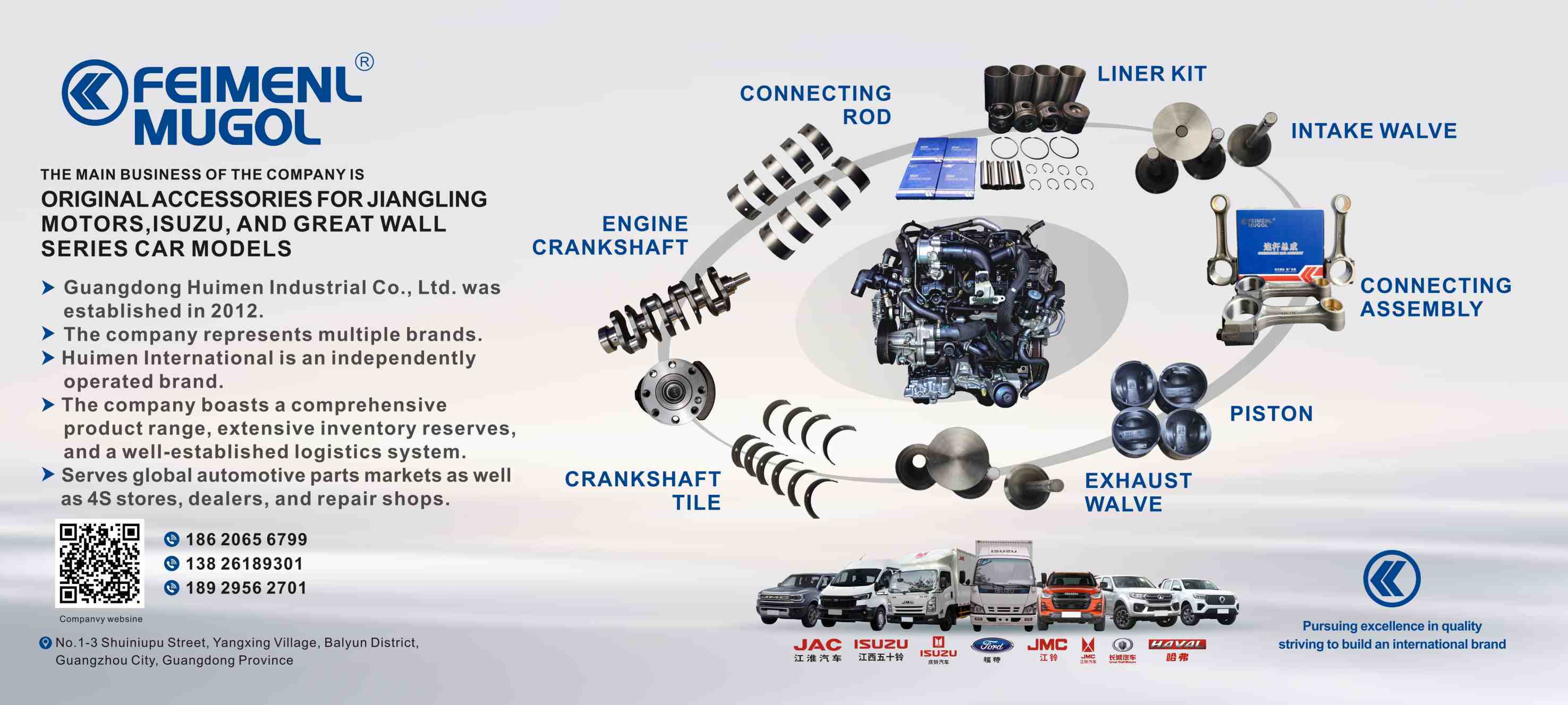 Qualità parti del motore del camion fabbrica