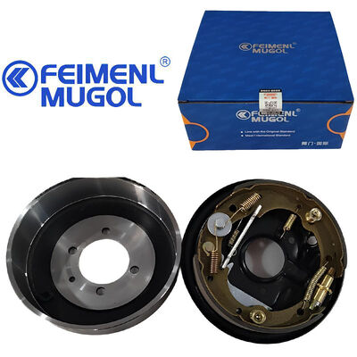 Buon prezzo Gruppo tamburo freno di stazionamento OEM di qualità premium DN1-2598-EA per autocarri leggeri JMC Kaiyun Euro 4, progettato per prestazioni affidabili del freno a mano. in linea